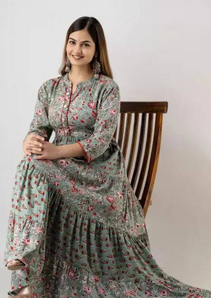 cotton long kurti