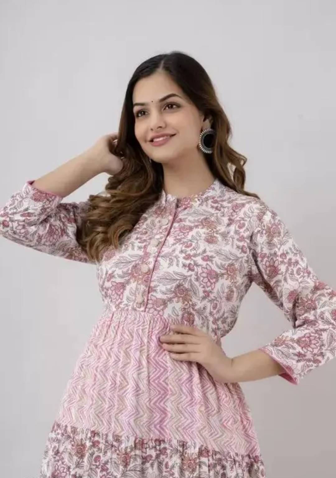 cotton long kurti