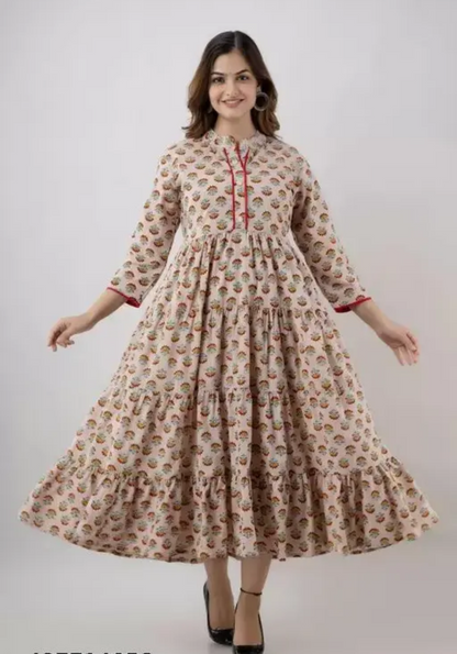 cotton long kurti